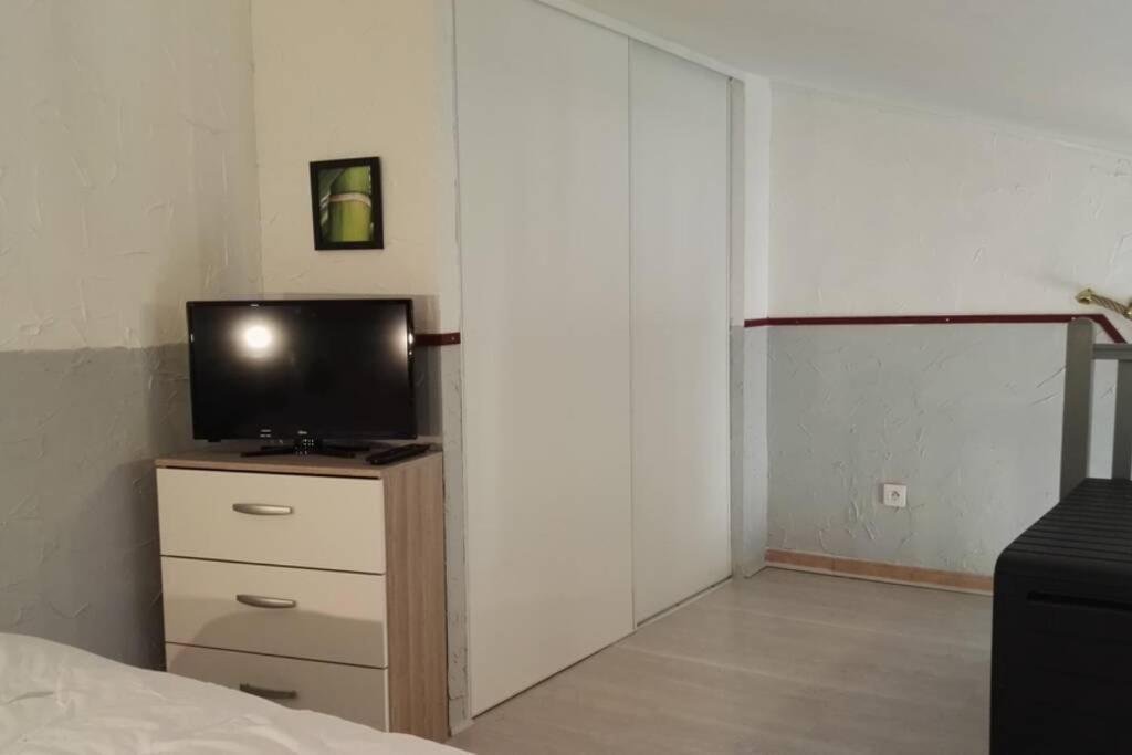 Studio Mezzanine En Residence Avec Piscine Au Village Le Barcarès Exterior foto